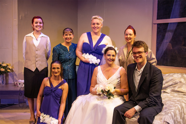 The cast of Secret Bridesmaids Business