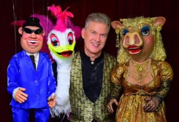 David Hamilton and his marionettes