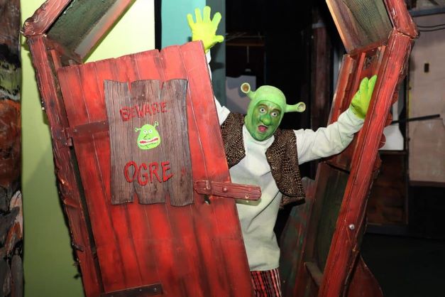 Jacob Treloar as Shrek Photograph courtesy of Bundaberg Now