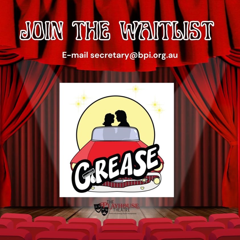 Join the waiting list for GREASE tickets