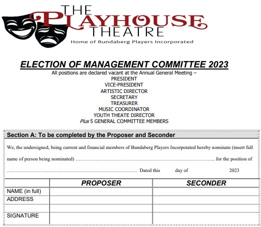 Click to go to the B P I Committee Nomination information page