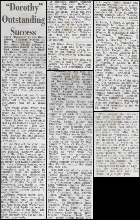 Dorothy newsmail clippings