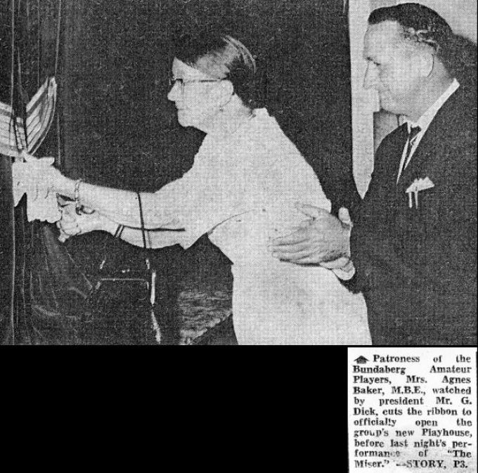 Newmail clipping of the opening of the new Playhouse